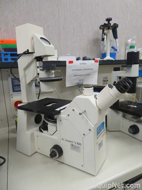 Zeiss Axiovert S100 Inverted Microscope