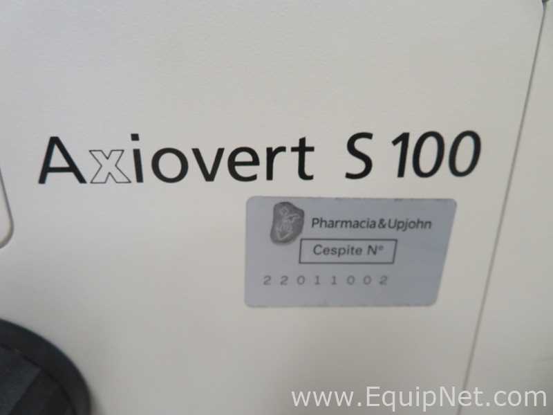 Zeiss Axiovert S100 Inverted Microscope