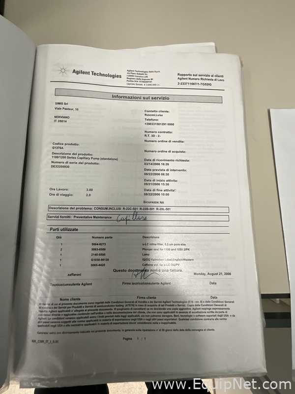 HPLC Agilent Technologies 1100 Series