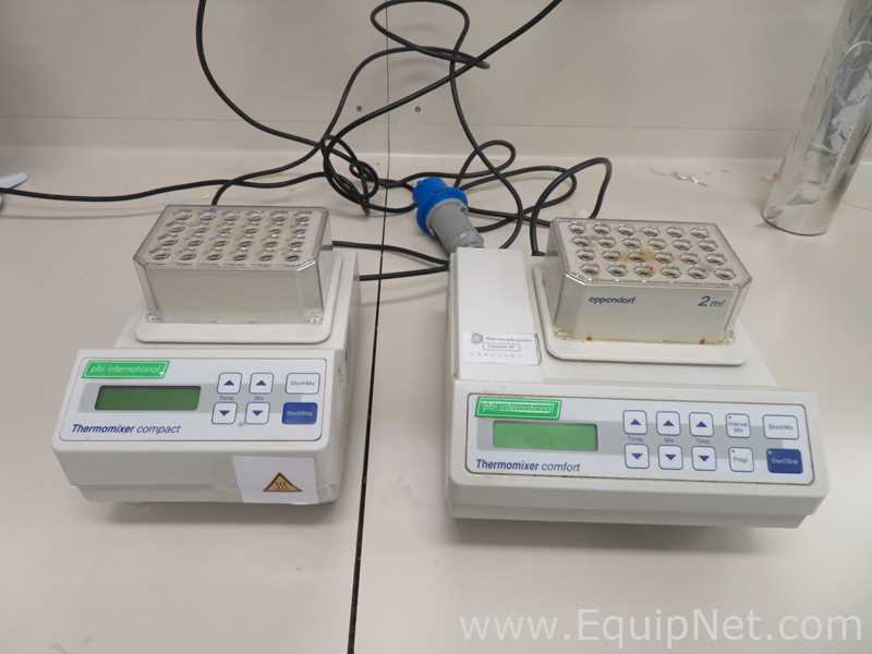Lot of 2 Eppendorf ThermoMixer Lab Mixers