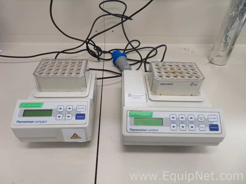 Lot of 2 Eppendorf ThermoMixer Lab Mixers