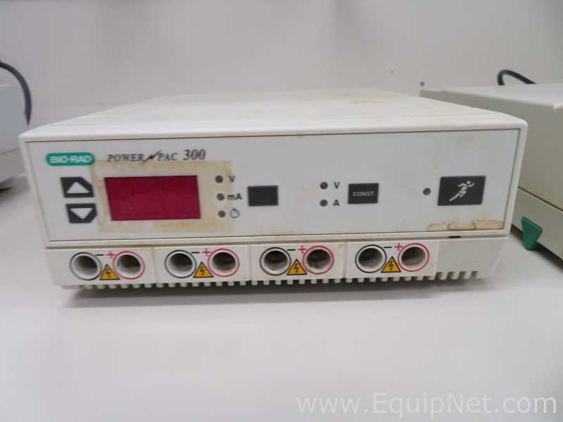 Lot of 2 Bio Rad Power Pac 300 and 200 Electrophoresis Power Supplies