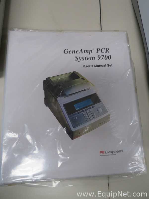 PCR y Termociclador Applied Biosystems Gene Amp 9700