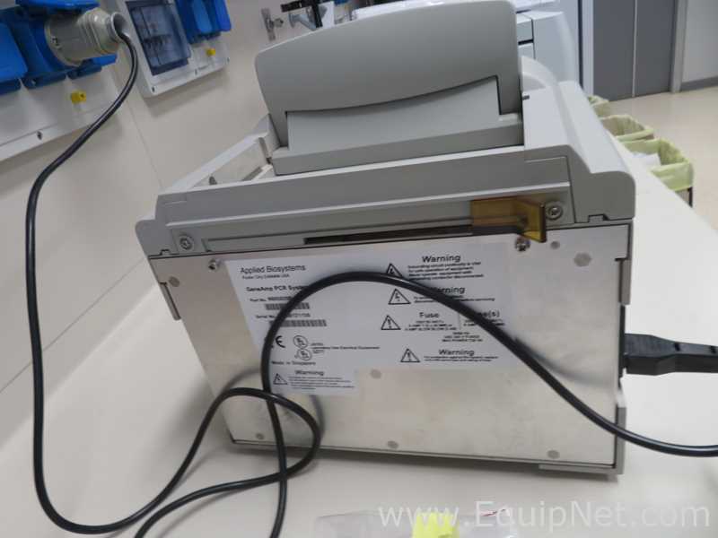 PCR y Termociclador Applied Biosystems Gene Amp 9700