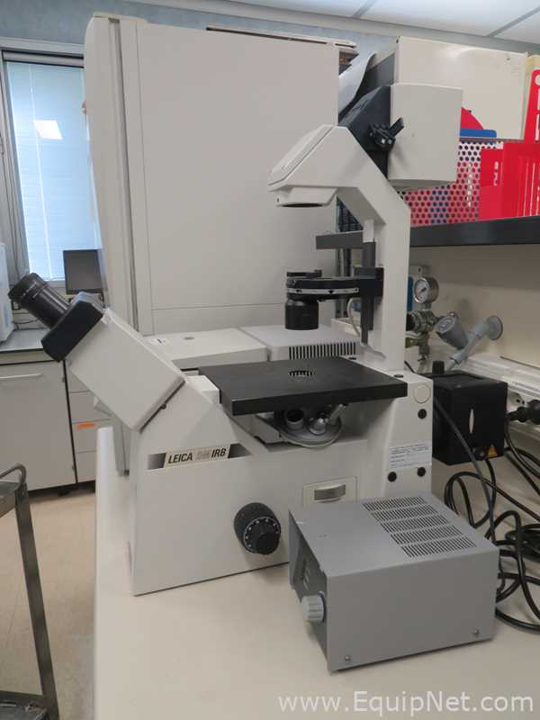 Leica DMIRB Fluorescence Microscope With Reichert Power Supply