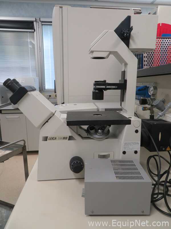 Leica DMIRB Fluorescence Microscope With Reichert Power Supply