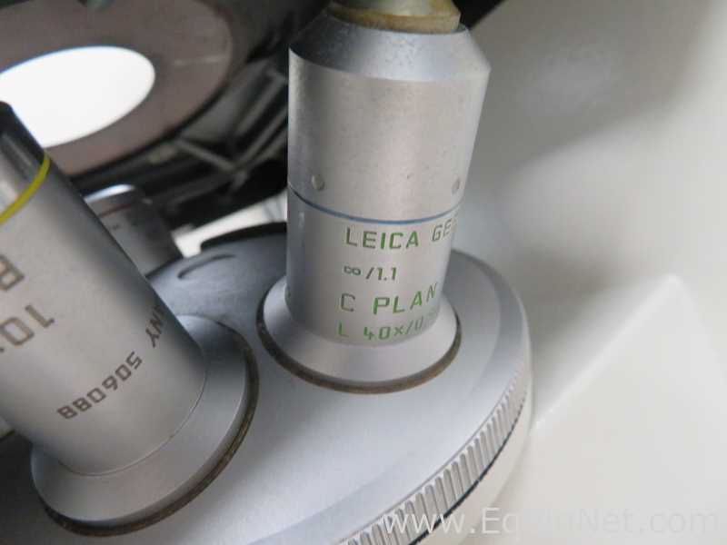 Leica DMIRB Fluorescence Microscope With Reichert Power Supply