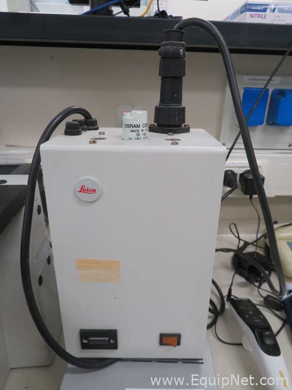 Leica DMIRB Fluorescence Microscope With Reichert Power Supply