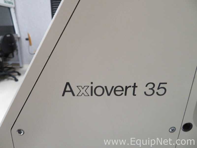 Zeiss Axiovert 35 Inverted Microscope with Zeiss Power Supply