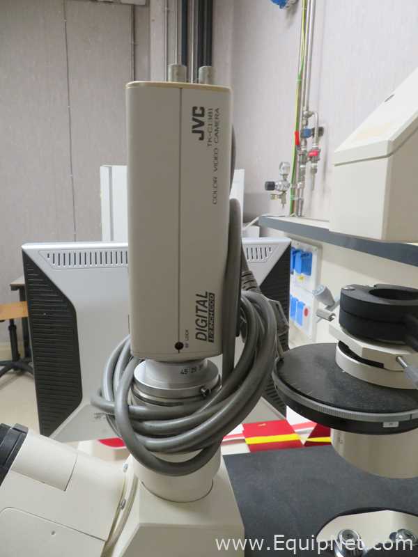 Zeiss Axiovert 35 Inverted Microscope with Zeiss Power Supply