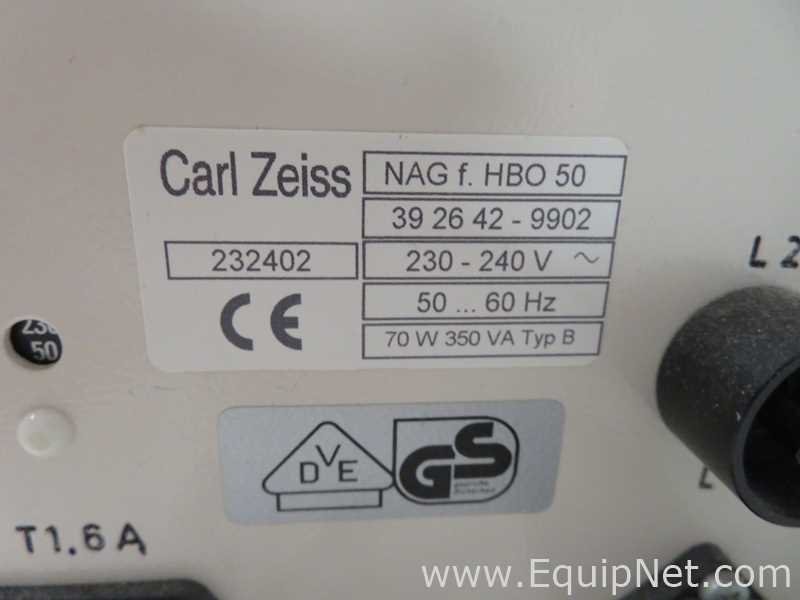 Zeiss Axiovert 35 Inverted Microscope with Zeiss Power Supply