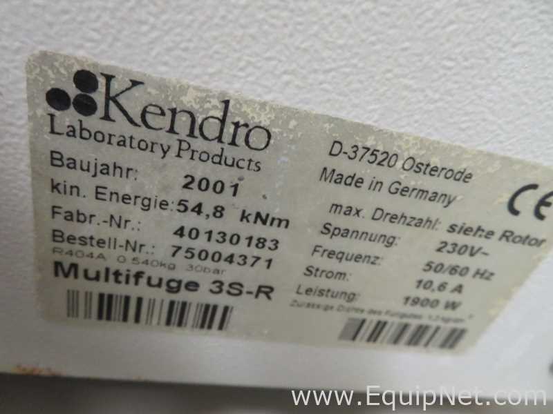 Centrífuga para Laboratórios Heraeus Multifuge 3 S-R