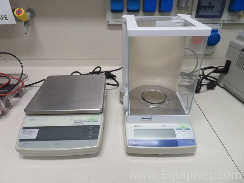 Lote de 2 Báscula Mettler Toledo AB304-S