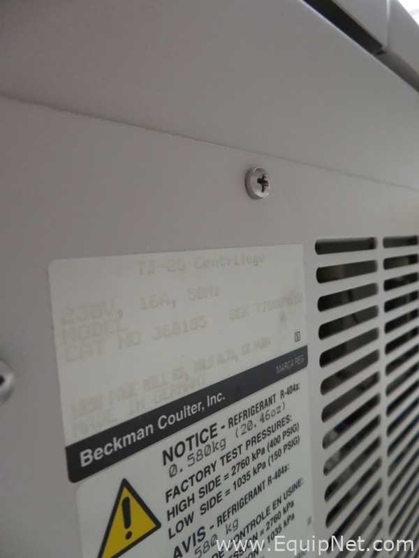Beckman Coulter TJ-25 Refrigerated Laboratory Centrifuge