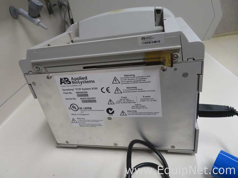 PCR y Termociclador Applied Biosystems Gene Amp 9700