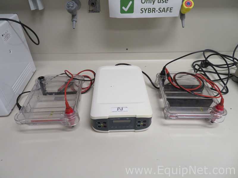Lot of 2 Biorad Sub-Cell GT Wide Mini Electrophoresis With Biorad Power Ease Power Supply