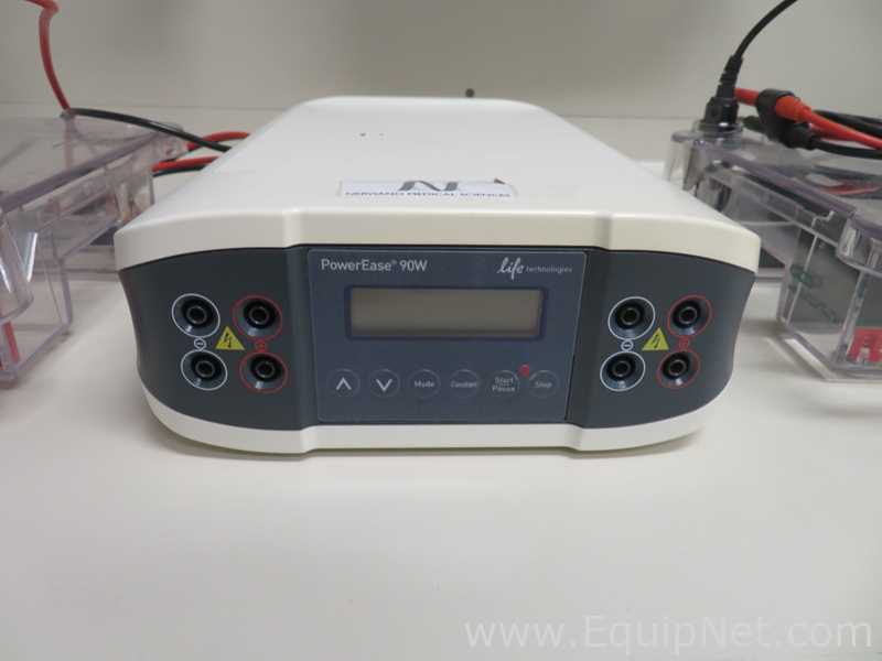 Lot of 2 Biorad Sub-Cell GT Wide Mini Electrophoresis With Biorad Power Ease Power Supply