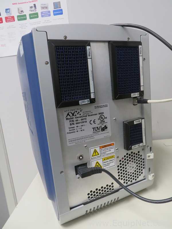 Escáner Affymetrix Gene Chip Scanner 3000