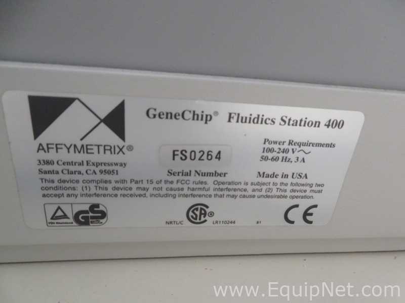 Escáner Affymetrix Gene Chip Scanner 3000