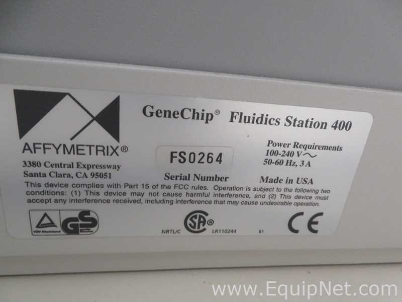 Escáner Affymetrix Gene Chip Scanner 3000