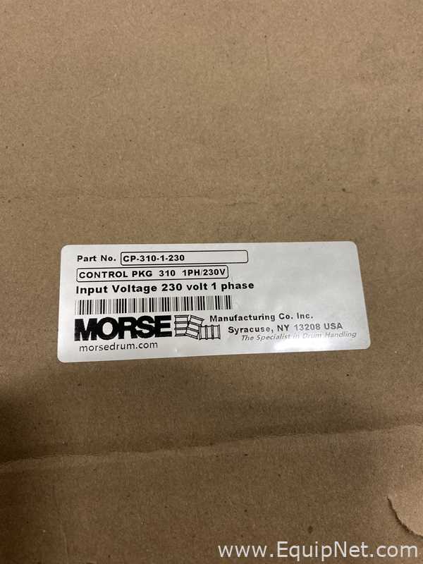 Descargadora de Tambores Morse Manufacturing Co. Inc. 310-1. Sin usar