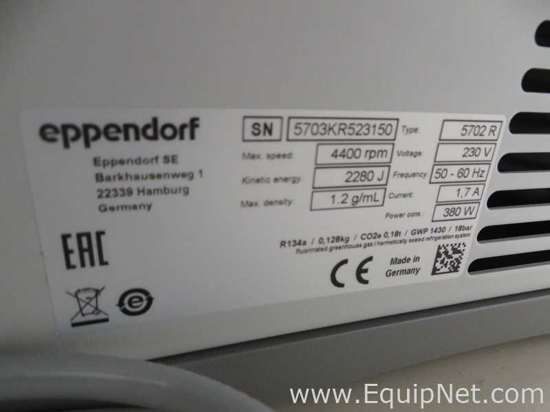 Centrífuga para Laboratórios Eppendorf 5702 R