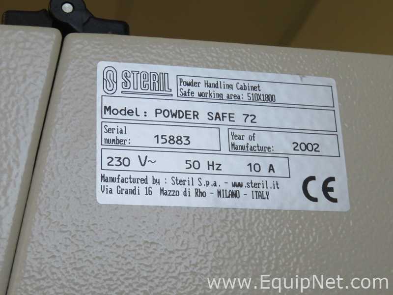 Cabina de Seguridad Biológica Steril Powder Safe 72