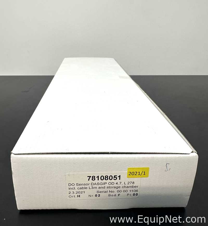 Sensor Eppendorf Dasgip DO-Sensor. Sin usar