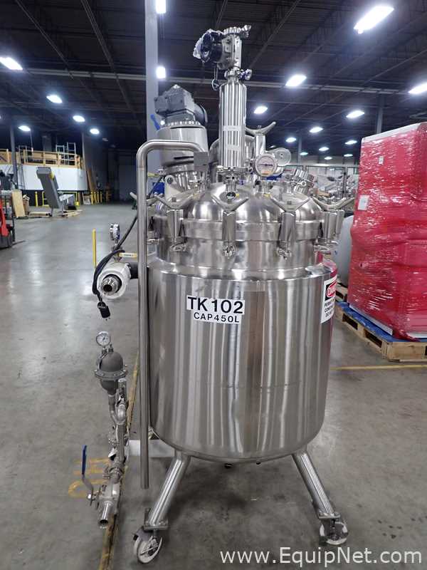 Precision Stainless 450L Jacketed 316L Stainless Steel Mixing Tank