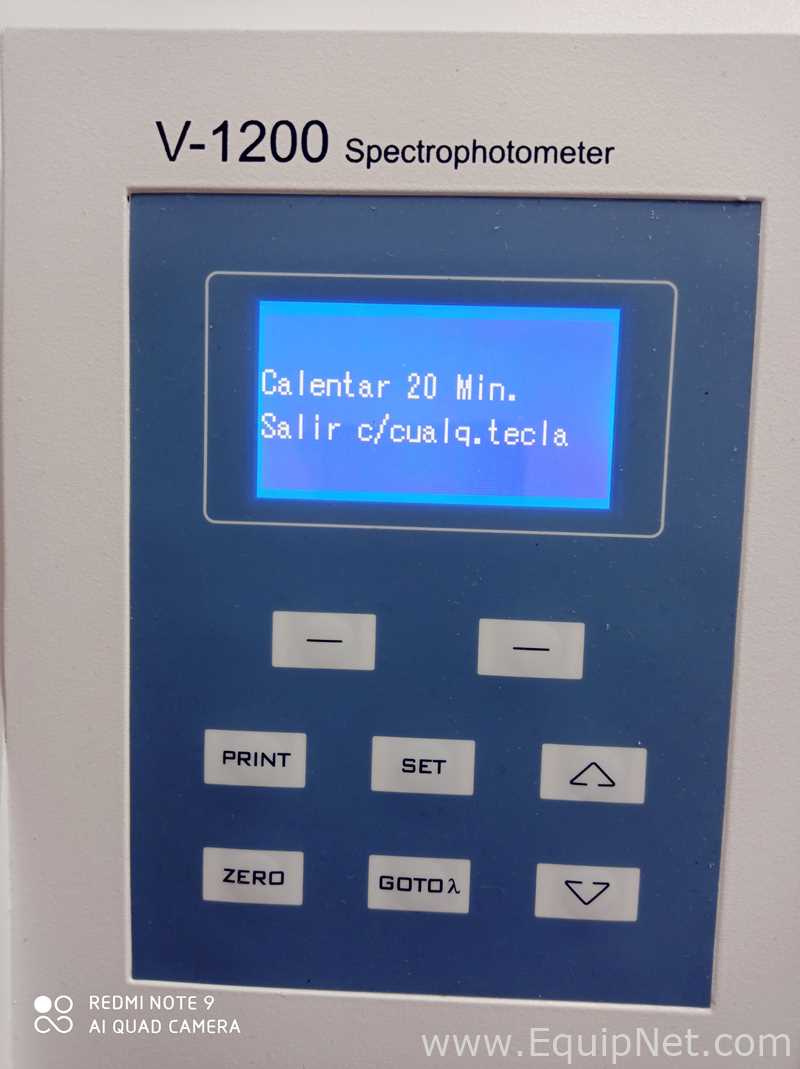 Espectrofotômetro VWR International V-1200
