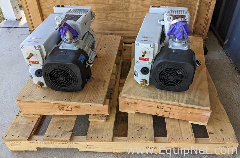 Two Sogevac SV 40/65 BIFC Vacuum Pumps