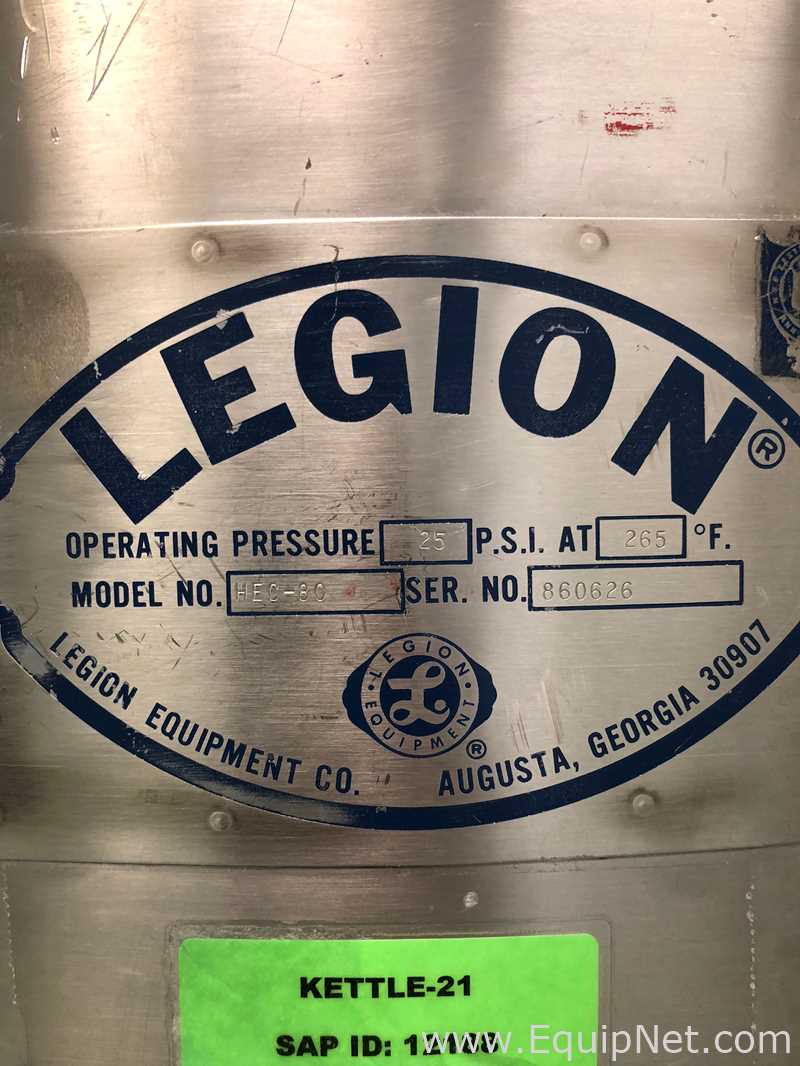 Marmita de Acero Inoxidable Legion Equipment Co HEC-80