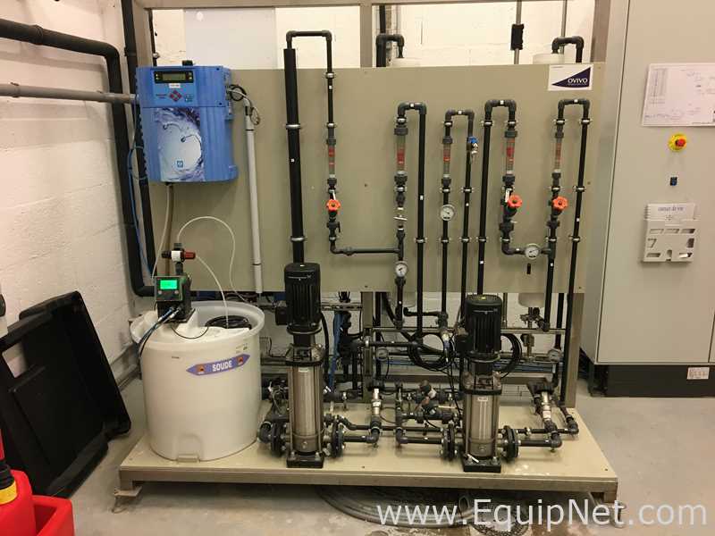 Sistema de Purificação e Destilação de Água Ovivo Purified water production skid