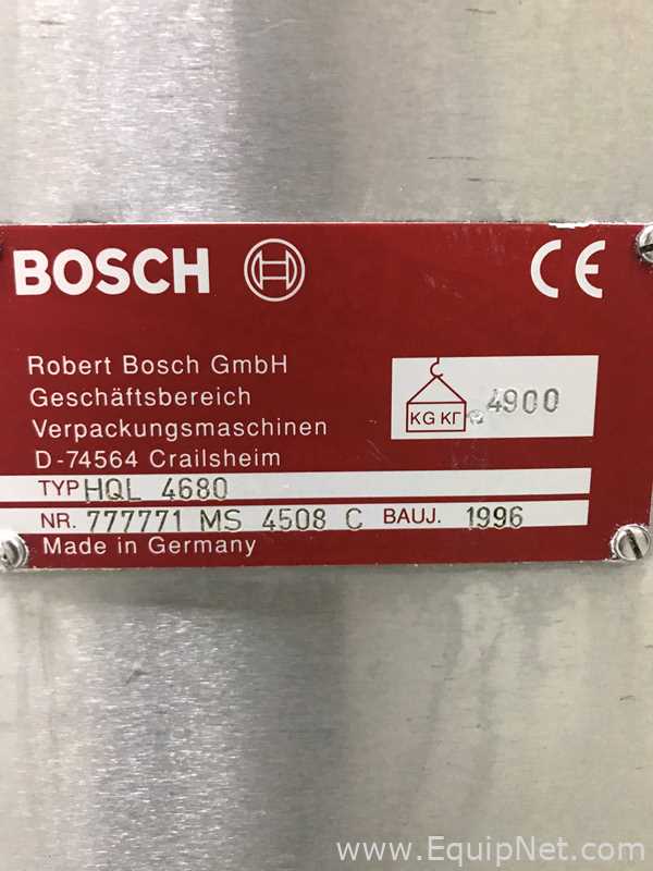 Línea de Llenado de Viales Robert Bosch AFG 320