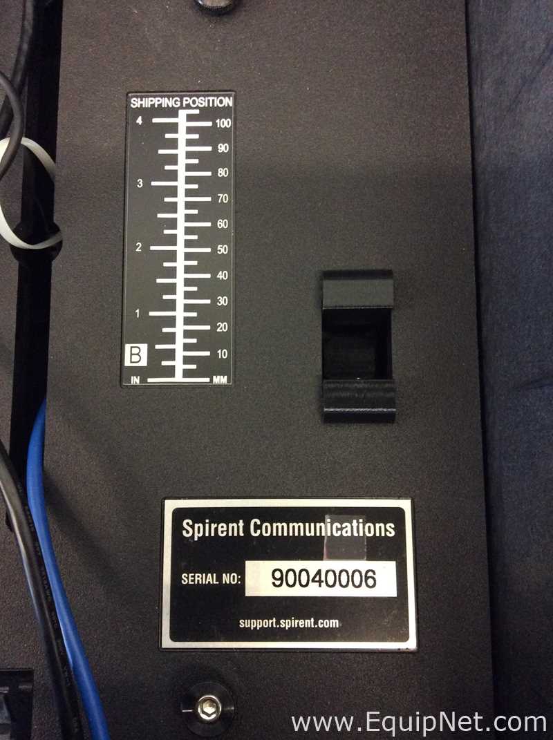 Verificador de radiofrecuencia Spirent Communications Chromatic Test Suite