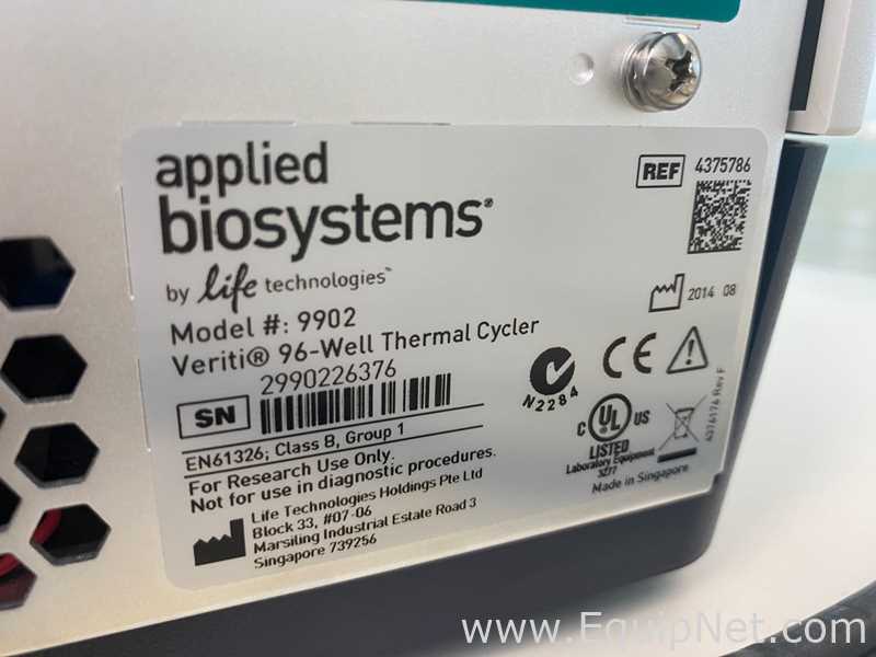 Applied Biosystems 9902 PCR and Thermal Cycler