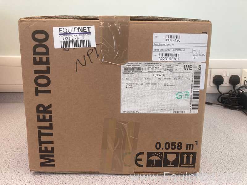 Unused in OEM Packaging Mettler Toledo XPR6002S Balance