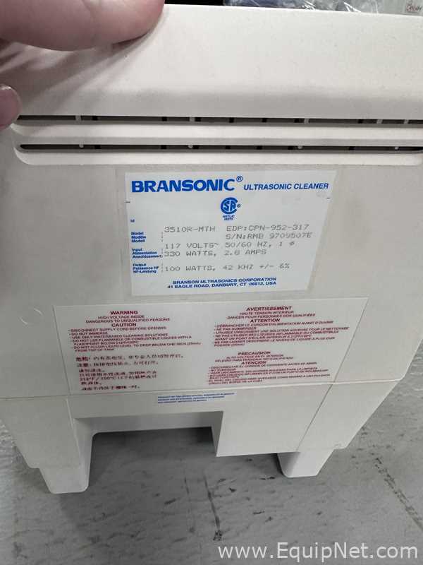 Bransonic 3510R-MTH Ultrasonic Cleaner