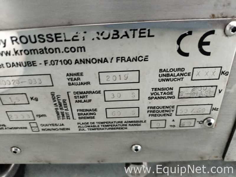 Rousselet Robatel FCPC A200 - KROMATON Fast Centrifugal Partition Chromatography
