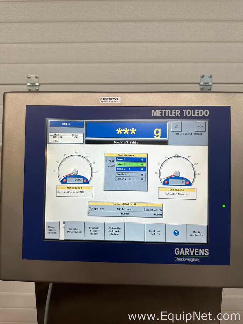 Verificador de Peso Mettler Toledo Garvens GmbH XS 2