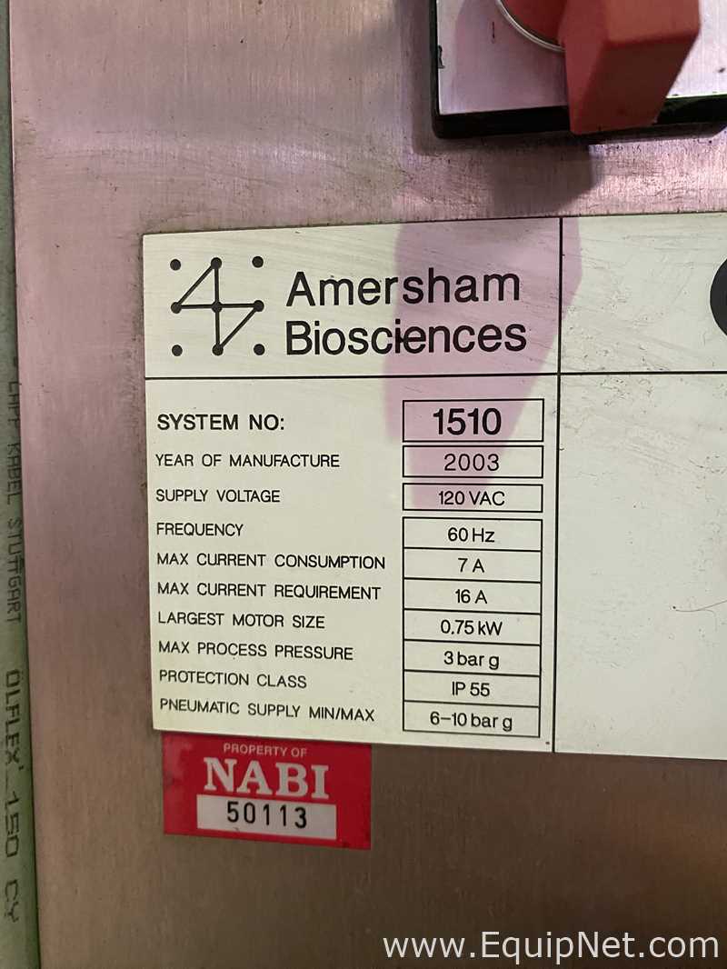 Cromatografia Amersham Biosciences Corp. BioProcess System
