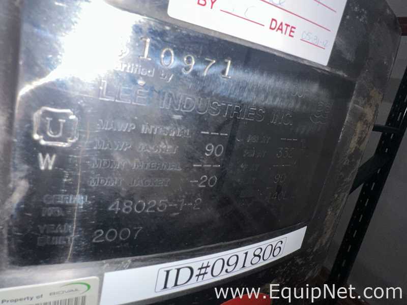 Tanque aço inox Lee Industries, Inc. 440LU