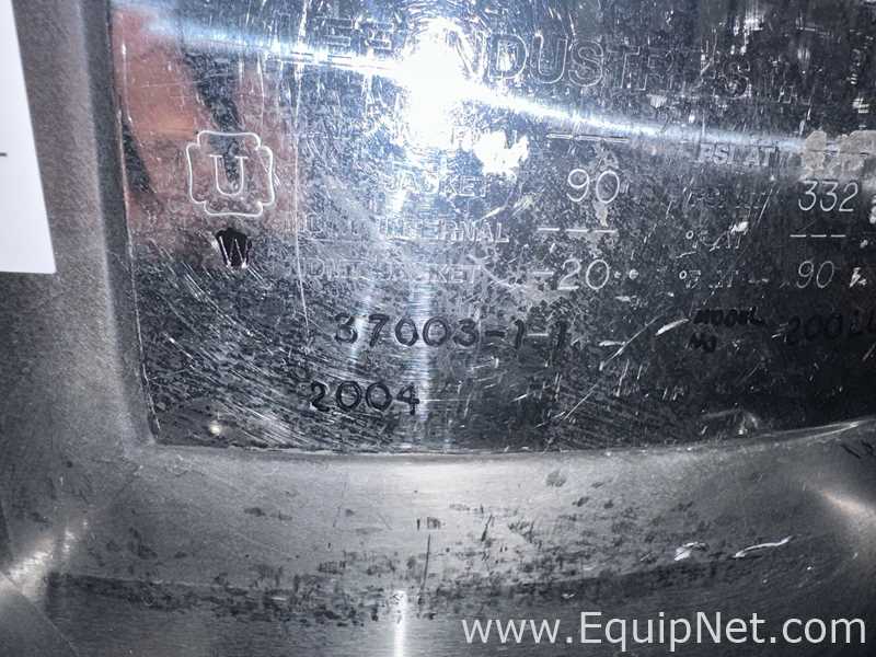 Tanque aço inox Lee Industries, Inc. 200L U