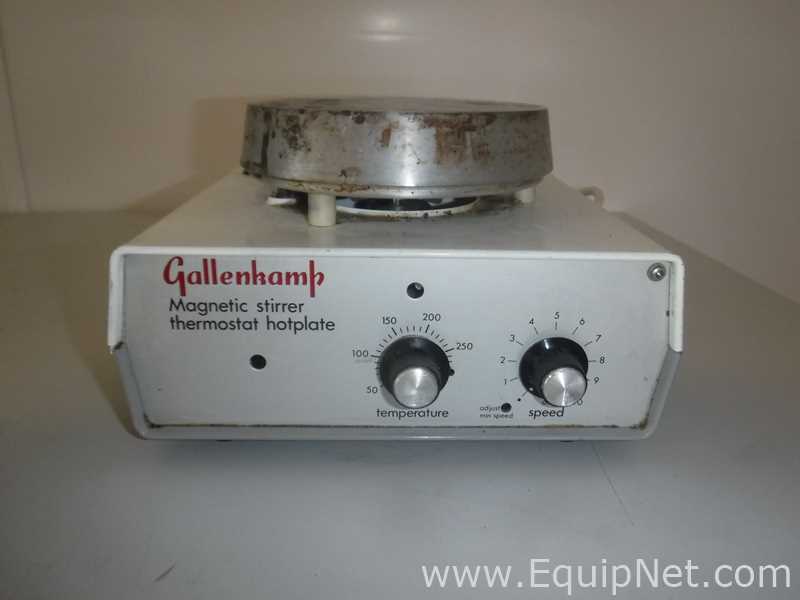 Lote de 3 Agitador / Parrilla Gallenkamp Magnetic Stirrer Thermostat Hotplate