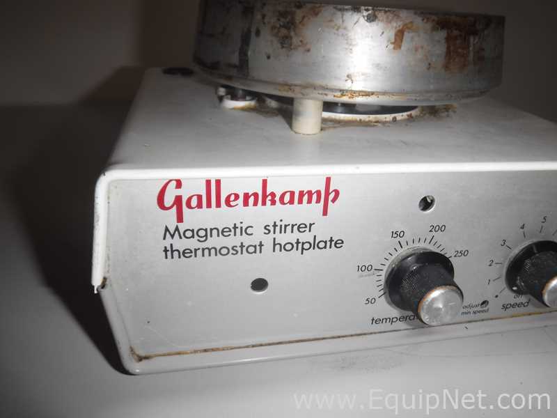 Lote de 3 Agitador / Parrilla Gallenkamp Magnetic Stirrer Thermostat Hotplate