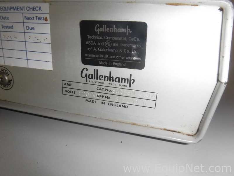 Lote de 3 Agitador / Parrilla Gallenkamp Magnetic Stirrer Thermostat Hotplate