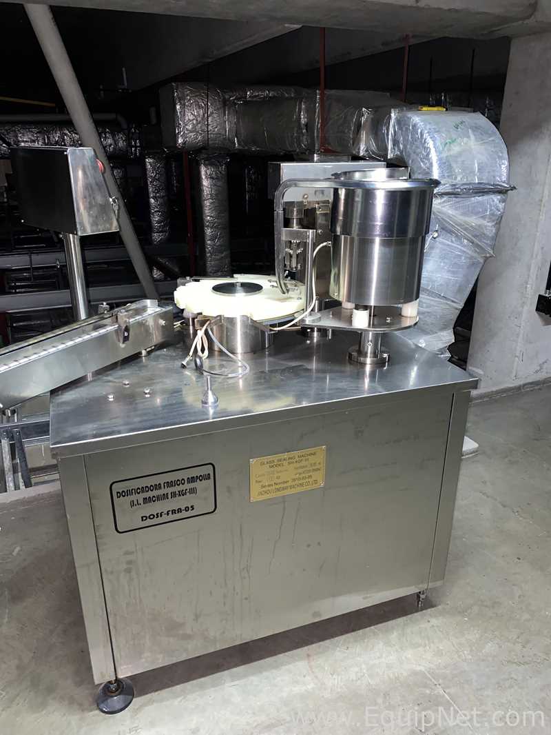 Jinzhou Longway SH-XGF-III Vial Filling Line With Filler And Sealer