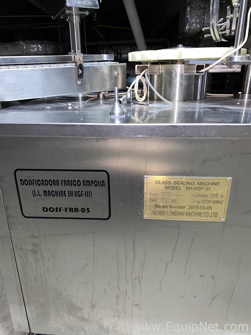 Jinzhou Longway SH-XGF-III Vial Filling Line With Filler And Sealer