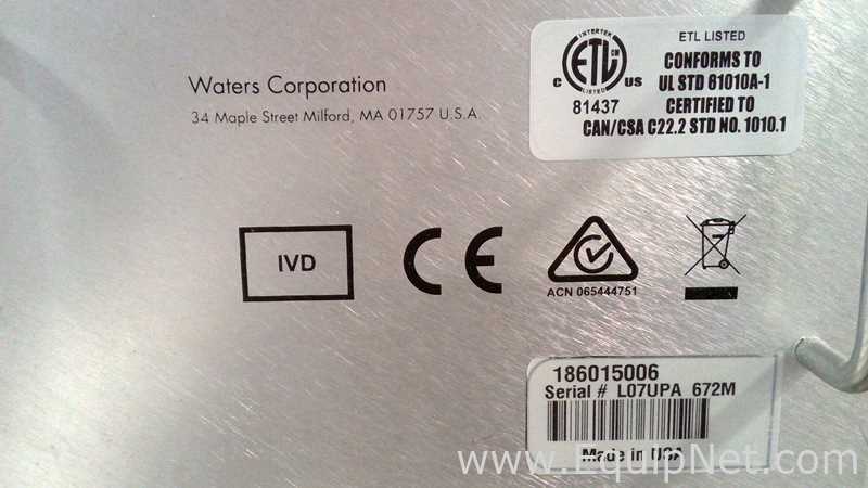 UPLC Waters Corporation Acquity