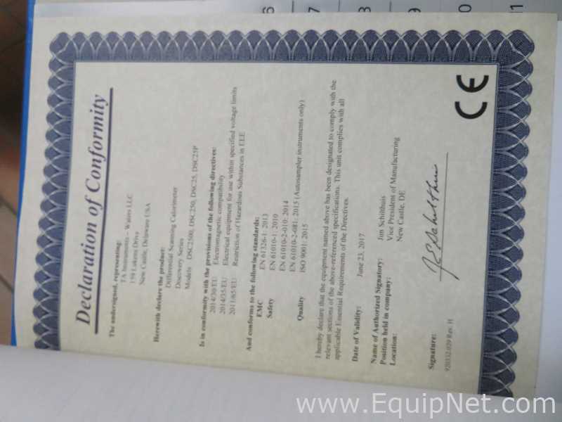 TA Instruments DSC 25 Differential Scanning Calorimeter